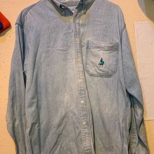 Vintage IMUS light wash jean long sleeve